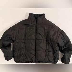 Abound Black Quilted Jacket